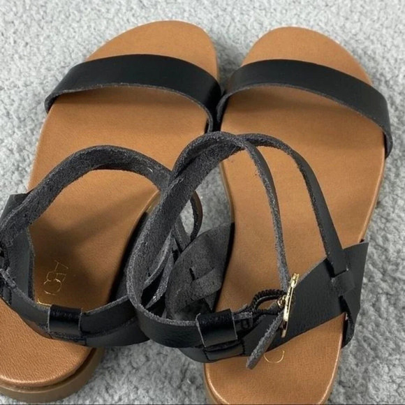 ABOUND Sienna Flat Ankle Strap Sandal Black‎ Size 5.5 - Picture 11 of 12